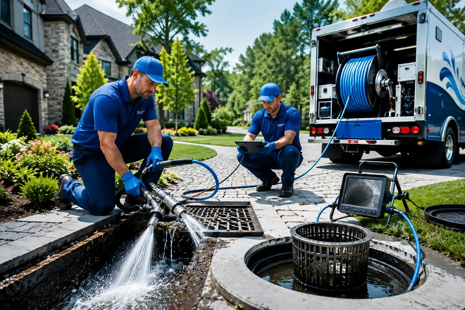 Local outdoor drain cleaning professionals in Central Village, CT